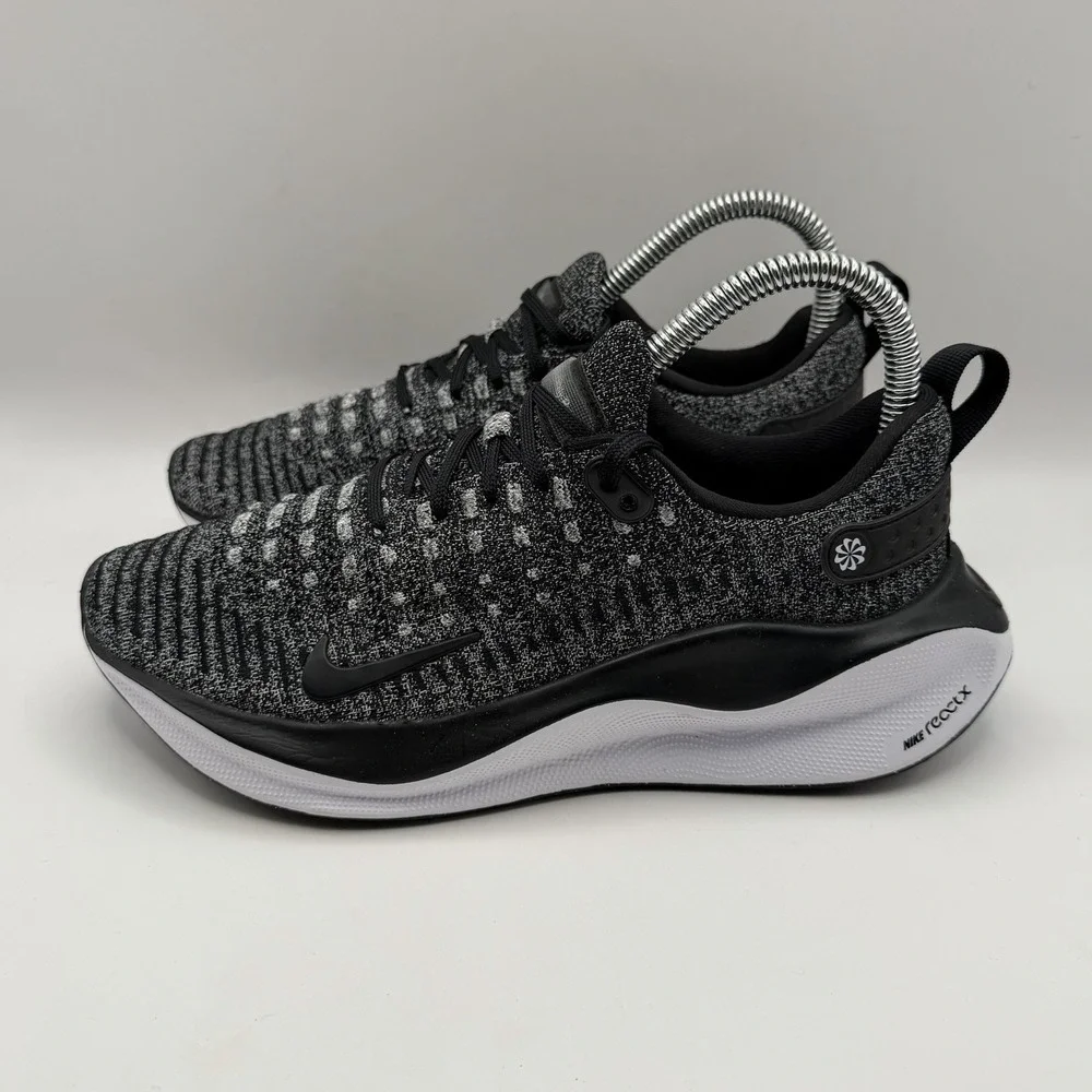 Womens Size 6 Nike ReactX Infinity Run 4 Black White Running Shoes‎ DR2670 003